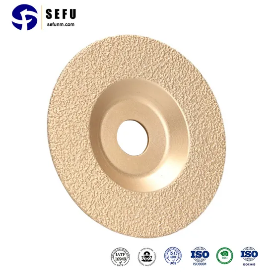 Diamond Grinding Wheels Disc Supply Vacuum Brazed Polishing Burrs Head for Grinding